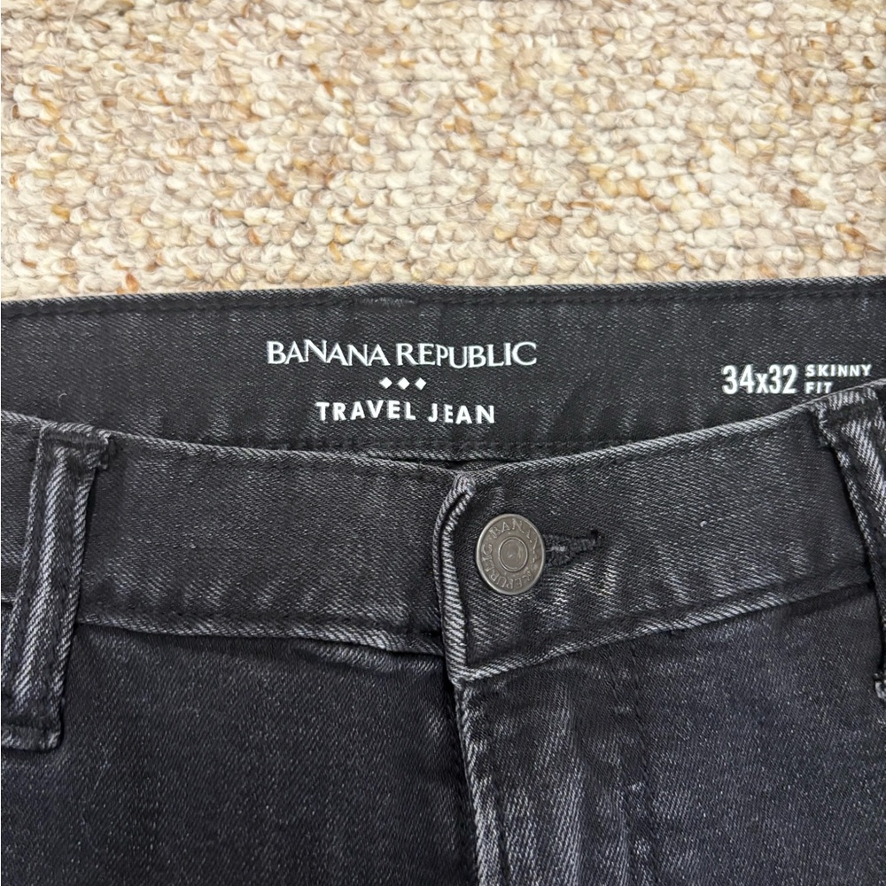 Banana Republic Men's Charcoal Skinny Jeans